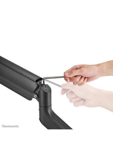 Neomounts DS70PLUS-450BL1 Braccio per monitor 17-49" - molla a gas - Topfix - 180°-stop