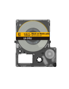 Epson C53S672074 nastro per etichettatrice Nero su giallo