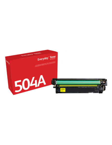 Everyday Toner ™ di Xerox Giallo compatibile con HP 504A (CE252A), Capacità standard