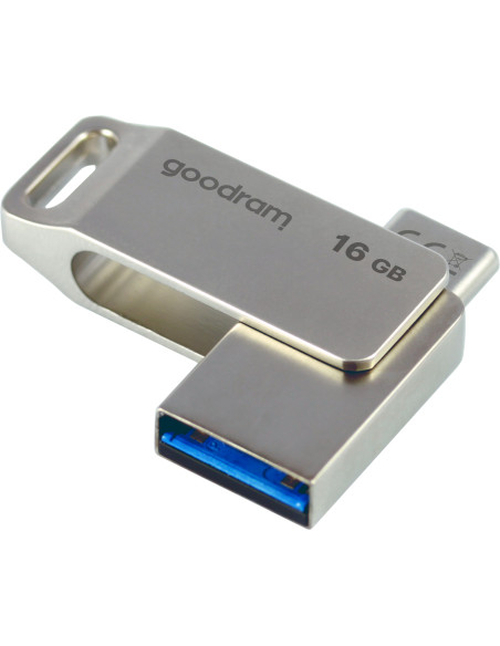 Goodram ODA3 unità flash USB 16 GB USB Type-A / USB Type-C 3.2 Gen 1 (3.1 Gen 1) Argento