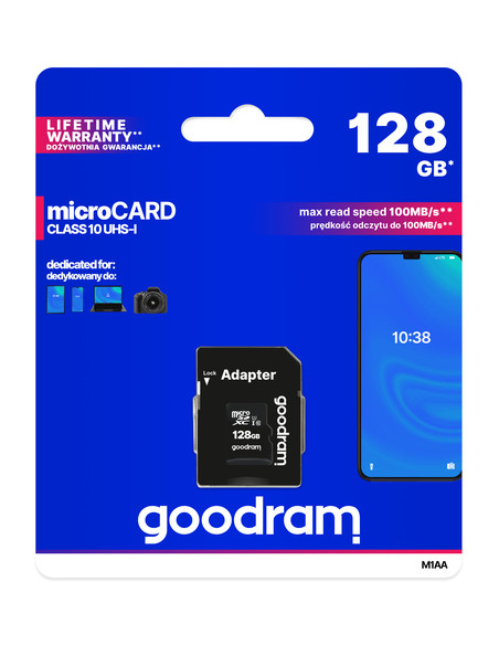 Goodram M1AA 128 GB MicroSDXC UHS-I Classe 10