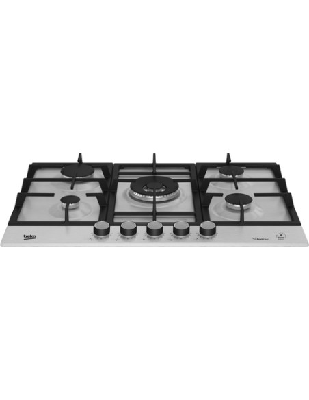 Beko HIAW75226SXE Acciaio inox Da incasso 75 cm Gas 5 Fornello(i)