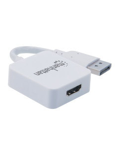 Manhattan 152648 cavo e adattatore video 0,11 m DisplayPort HDMI tipo A (Standard) Bianco 2
