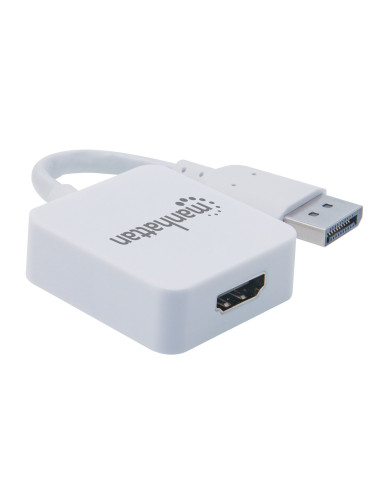 Manhattan 152648 cavo e adattatore video 0,11 m DisplayPort HDMI tipo A (Standard) Bianco