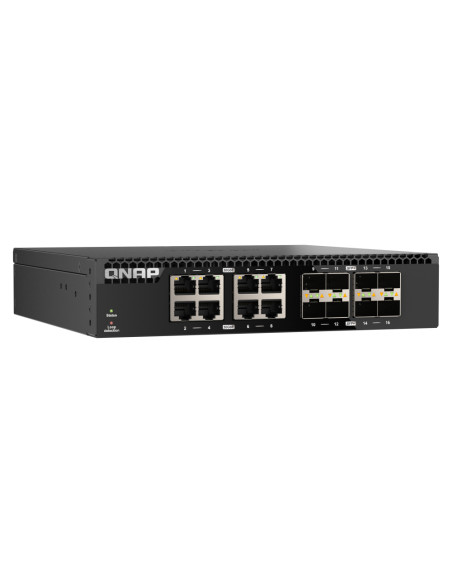 QNAP QSW-3216R-8S8T switch di rete Non gestito L2 10G Ethernet (100/1000/10000) Nero