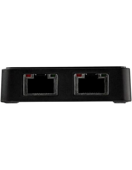 StarTech.com Adattatore USB 3.0 a doppia porta Ethernet Gigabit (RJ45) NIC con porta USB integrata
