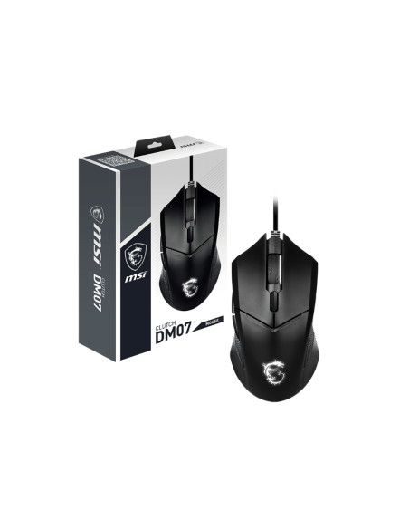 MSI CLUTCH DM07 mouse Gaming Ambidestro USB tipo A Ottico 4200 DPI