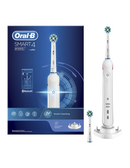 Oral-B SmartSeries Spazzolino Elettrico Ricaricabile Smart 4. 4100S Bianco