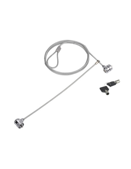 Conceptronic CNBSLOCK15T cavo di sicurezza Argento 1,5 m