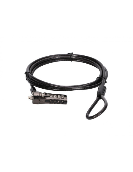 Conceptronic CUSTODIO01BS cavo di sicurezza Nero 1,8 m