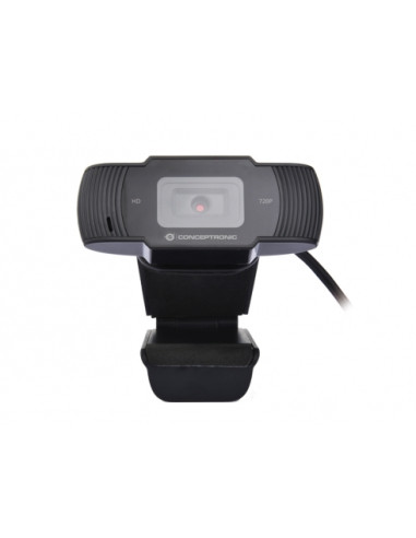 Conceptronic AMDIS 720P HD webcam 1280 x 720 Pixel USB 2.0 Nero