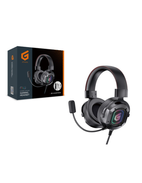 Conceptronic ATHAN03B cuffia e auricolare Cablato A Padiglione Gaming Nero
