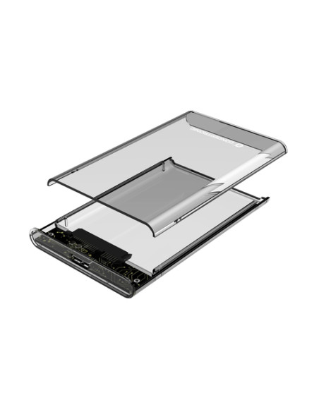 Conceptronic DANTE03T contenitore di unità di archiviazione Box esterno HDD/SSD Trasparente 2.5"