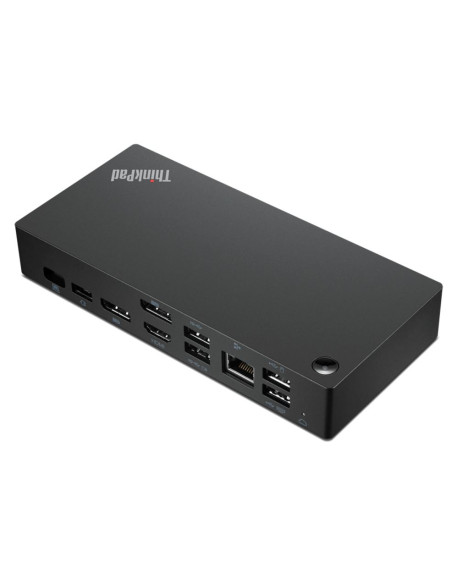Lenovo 40B20135IT replicatore di porte e docking station per laptop Cablato USB 3.2 Gen 1 (3.1 Gen 1) Type-A + Type-C Nero