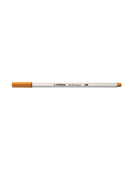 STABILO Pen 68 brush marcatore Medio Ocra 1 pz