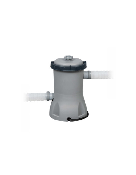 Bestway Fast Set Piscina Autoportante Rotonda mis. 396xh84 cm - colore effetto rattan - con pompa a filtro