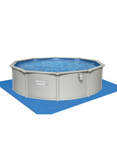 Bestway Hydrium 56384 piscina fuori terra Piscina con bordi Piscina rotonda 17430 L Blu, Grigio 2