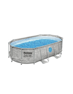 Bestway 56714 piscina fuori terra Piscina con bordi Piscina ovale 7250 L Marrone