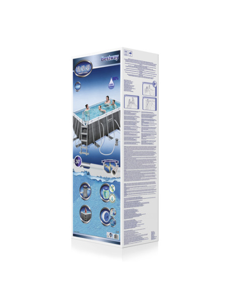 Bestway 56722 piscina fuori terra Piscina con bordi Piscina rettangolare