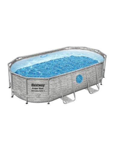 Bestway 56714 piscina fuori terra Piscina con bordi Piscina ovale 7250 L Marrone