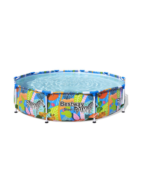 Bestway 56985 piscina fuori terra Piscina con bordi Piscina rotonda 4062 L Multicolore