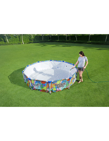 Bestway 56985 piscina fuori terra Piscina con bordi Piscina rotonda 4062 L Multicolore