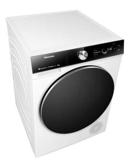 Hisense DH7S107BW asciugatrice Libera installazione Caricamento frontale 10 kg A+++ Bianco