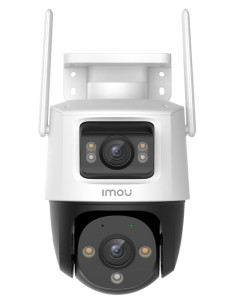 Imou Crusier DUAL 6MP (3MP+3MP) Telecamera Wi-Fi Esterno Doppio Obiettivo, 360°PTZ Videocamera Sorveglianza Esterno con Visione