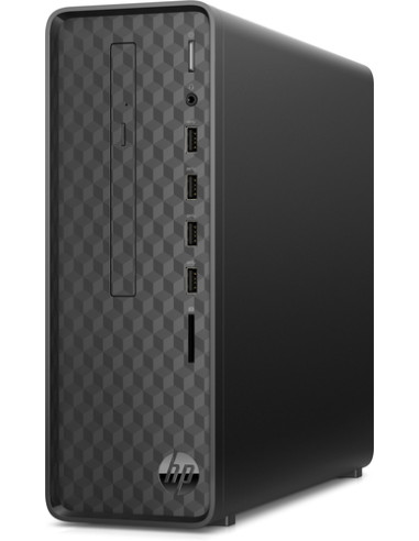HP Slim Desktop S01-pF2013nl Intel® Celeron® G5905 8 GB DDR4-SDRAM 256 GB SSD Windows 11 Home Tower PC Nero