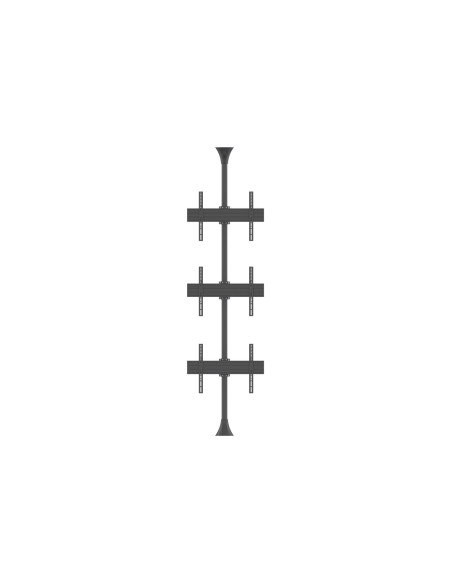 Multibrackets 3644 Supporto per display espositivi 165,1 cm (65") Nero