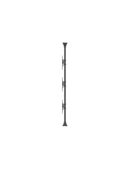 Multibrackets 3644 Supporto per display espositivi 165,1 cm (65") Nero