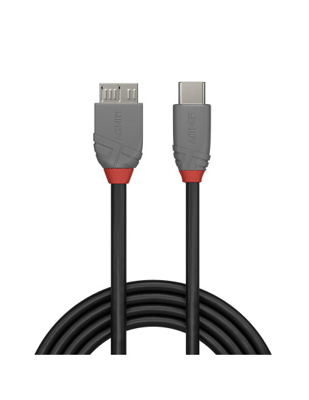Lindy 36622 cavo USB USB 3.2 Gen 1 (3.1 Gen 1) 2 m USB C Micro-USB B Nero
