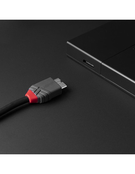 Lindy 36622 cavo USB USB 3.2 Gen 1 (3.1 Gen 1) 2 m USB C Micro-USB B Nero