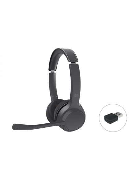 Conceptronic POLONA04BA cuffia e auricolare Cuffie Con cavo e senza cavo A Padiglione Musica e Chiamate USB tipo-C Bluetooth Ner