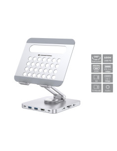 Conceptronic DONN26G carrello e supporto multimediale Argento Tablet