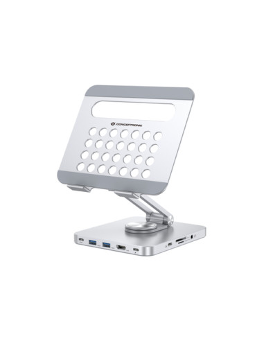 Conceptronic DONN26G carrello e supporto multimediale Argento Tablet