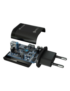 Cellularline USB Charger Kit 18W - USB-C - Huawei, Xiaomi, Wiko, Asus and other smartphone Caricabatterie da rete adattivo 18W c 2