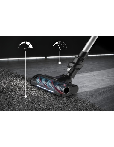 Rowenta RH2037 Aspirapolvere a bastone 2 in 1 Batteria Secco Senza sacchetto 0,4 L 250 W Nero, Viola