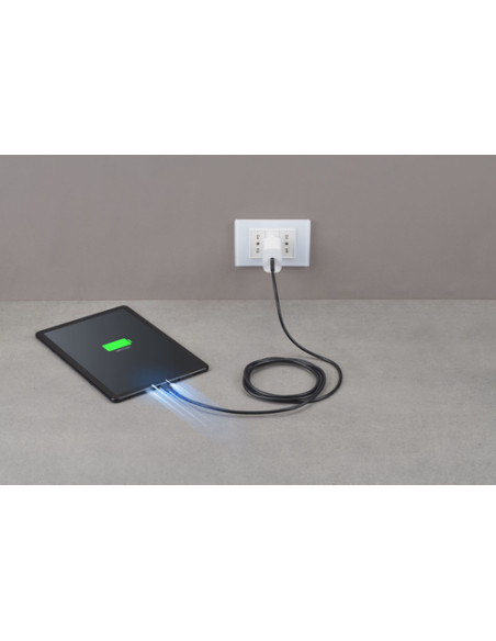 Cellularline USB cable 5A - USB-C to USB-C Cavo 5A da USB-C a USB-C per la ricarica e sincronizzazione dati, ideale per tablet e