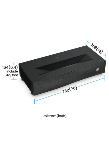 BenQ V5010i Proiettore a raggio standard 2500 ANSI lumen DLP UHD 4K (3840x2160) Nero