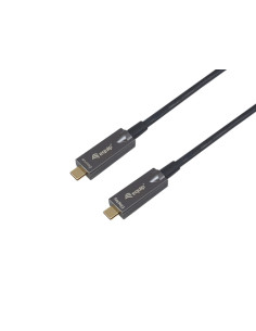 Equip 119461 Cavo ottico attivo USB-C-C, M/M, 5,0 m, PD 60W, 4K/60Hz, 10Gbps, Video+Dati+PD
