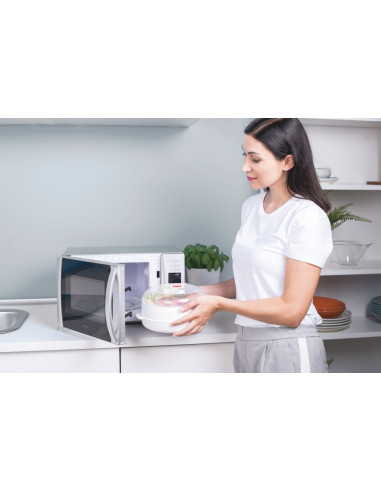 Candy COOKinApp CMXG22DS/ST Acciaio inox Microonde con grill Superficie piana 22 L 800 W