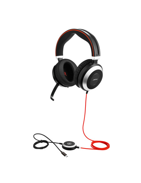 Jabra 7899-829-289 cuffia e auricolare Cablato A Padiglione Ufficio USB tipo-C Bluetooth Nero