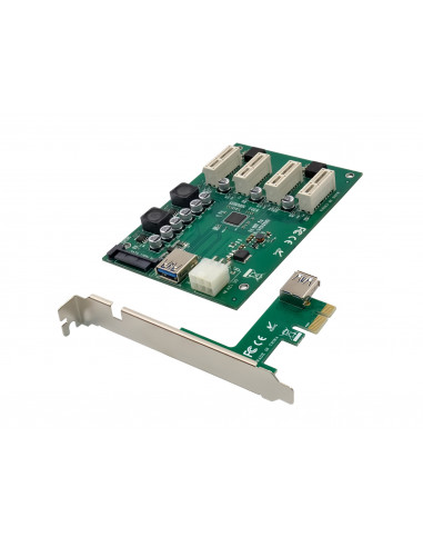 Conceptronic EMRICK10G scheda di interfaccia e adattatore Interno PCIe