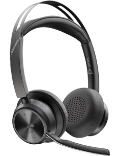 POLY Voyager Focus 2 Microsoft Teams Certified USB-C-C Headset +USB-C/A Adapter