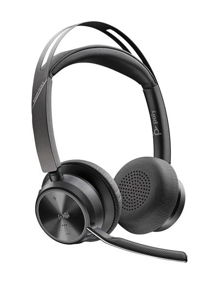 POLY Voyager Focus 2 Microsoft Teams Certified USB-C-C Headset +USB-C/A Adapter