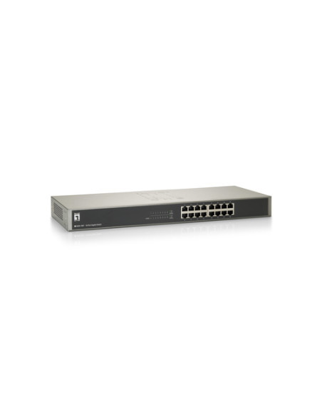 LevelOne GSW-1657 switch di rete Non gestito Gigabit Ethernet (10/100/1000) Nero, Grigio