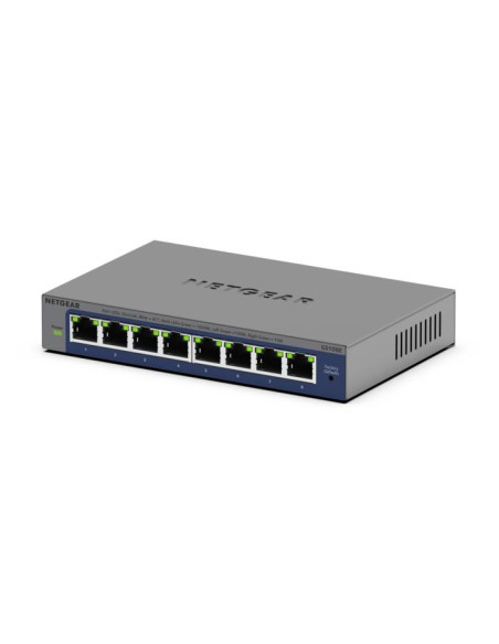 NETGEAR GS108Ev4 Non gestito L2/L3 Gigabit Ethernet (10/100/1000) Grigio