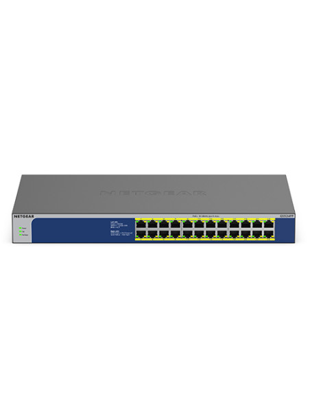 NETGEAR GS524PP Non gestito Gigabit Ethernet (10/100/1000) Supporto Power over Ethernet (PoE) Grigio