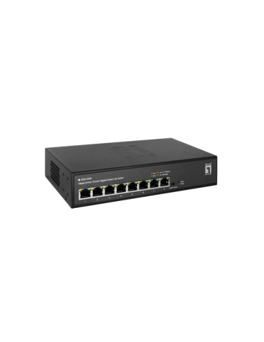 LevelOne GES-2208 switch di rete Gestito L2 Gigabit Ethernet (10/100/1000) Nero